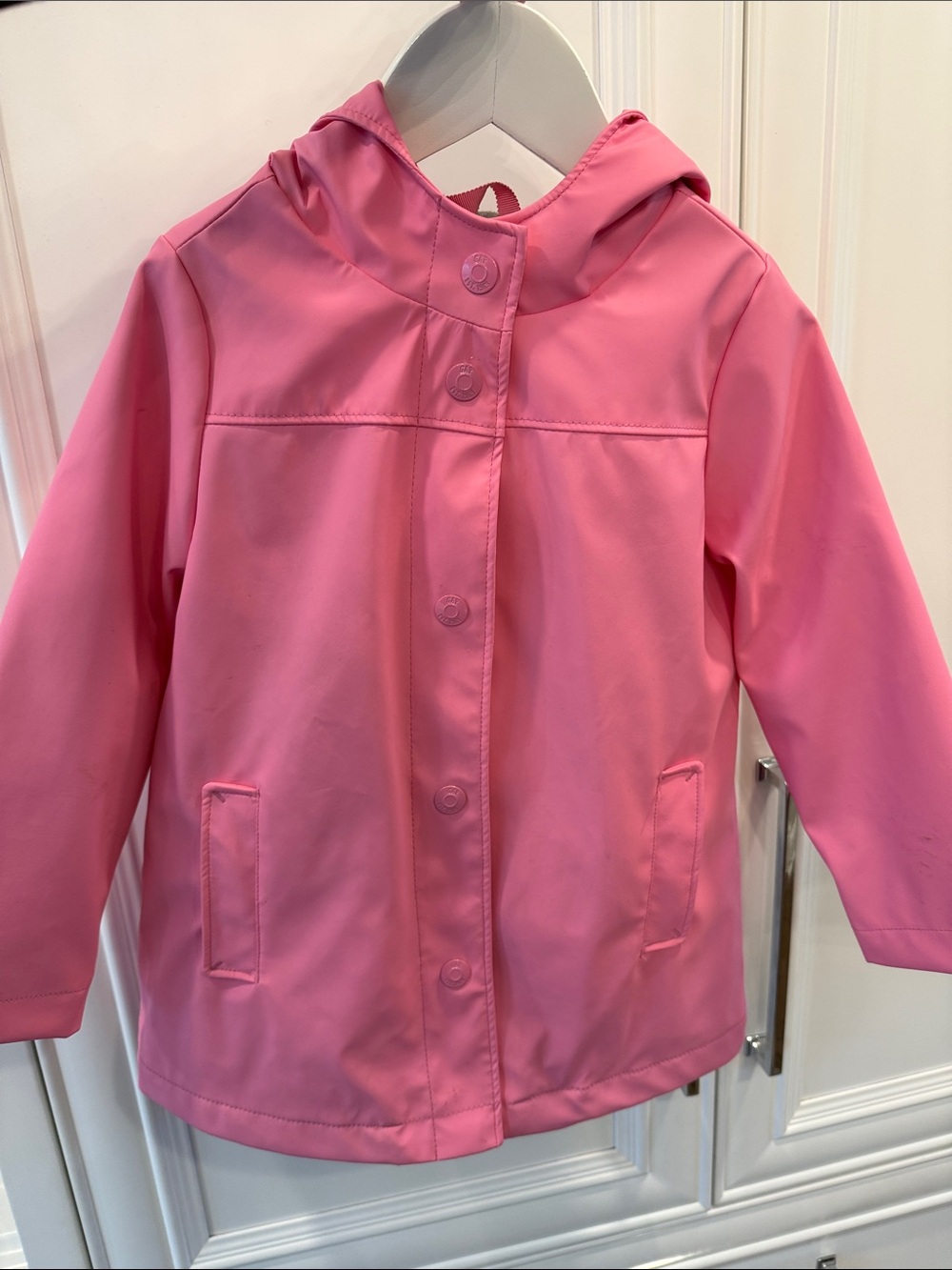 Girls pink Gap raincoat